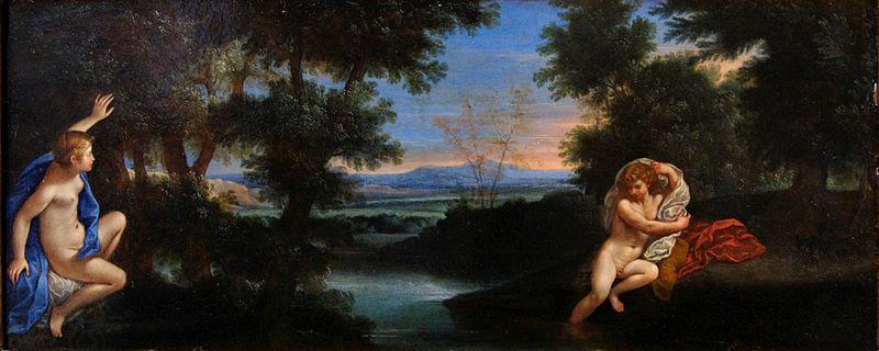 Francesco Albani Hermaphroditus and Salmacis oil painting picture
